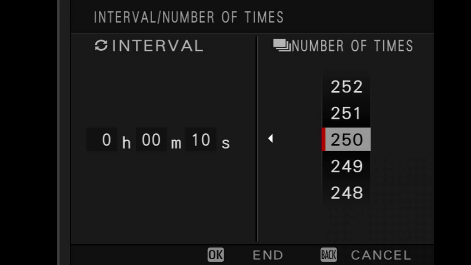 Learn photography with Fujifilm, Shooting with the Interval Timer