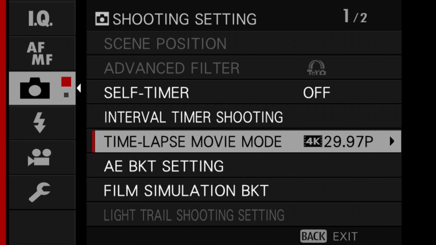 Learn photography with Fujifilm, Shooting with the Interval Timer