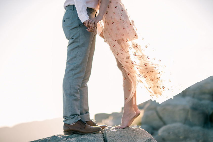 FUJIFILM X Photographer Caroline Tran uses FUJINON XF50mmF1.0 R WR to create engagement portraits