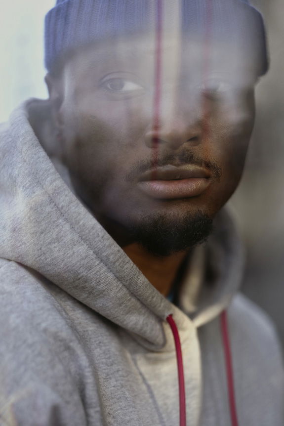 Street portrait made by Brandon Ruffin with FUJIFILM GFX100S camera