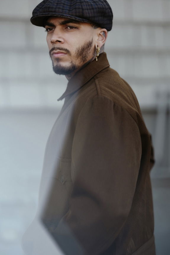 Street portrait made by Brandon Ruffin with FUJIFILM GFX100S camera