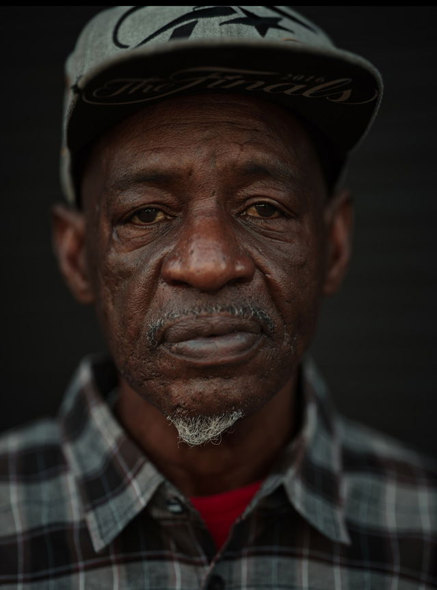 Street portrait made by Brandon Ruffin with FUJIFILM GFX100S camera