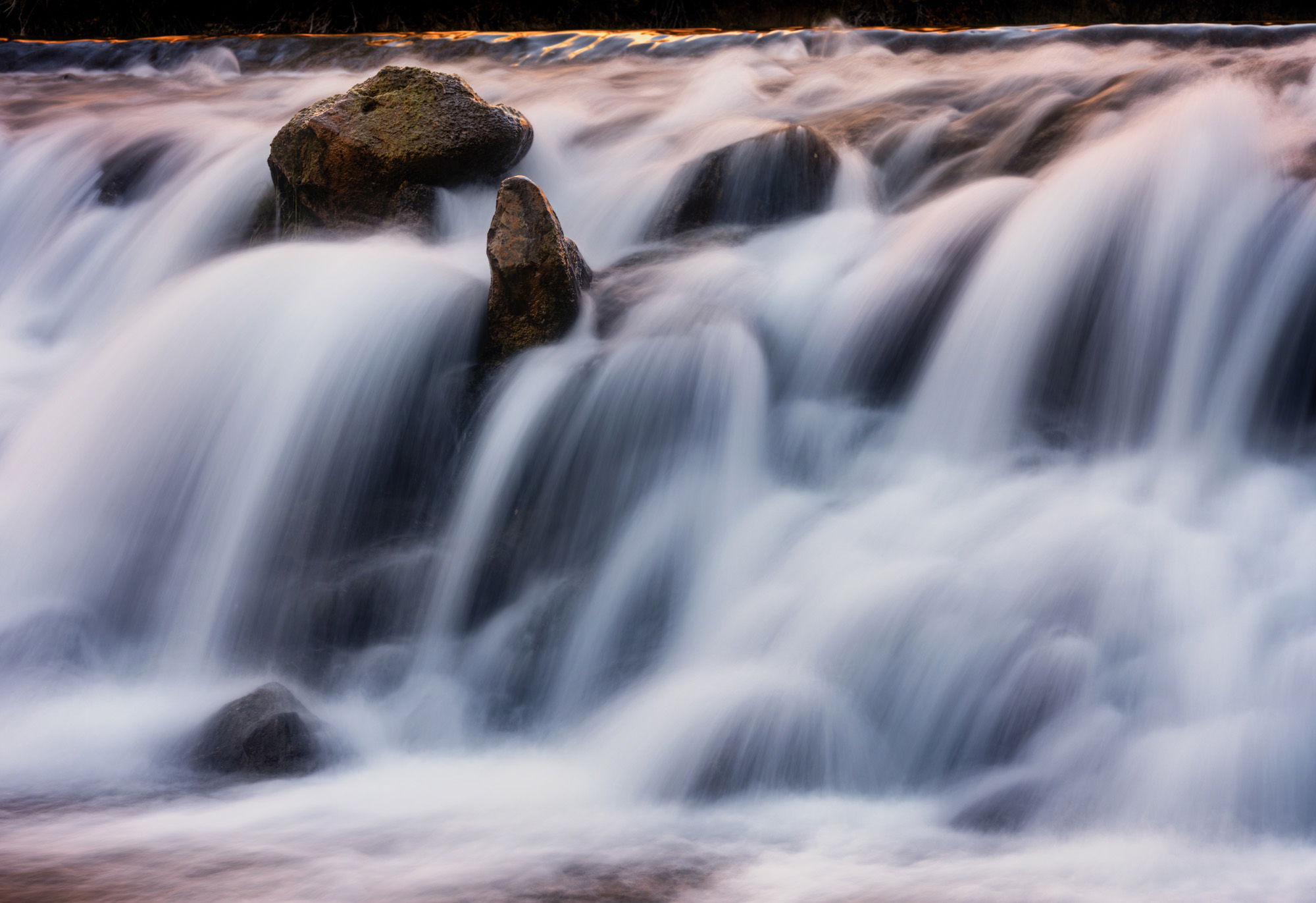 Ghostly streams gush through the limits of Zion national park