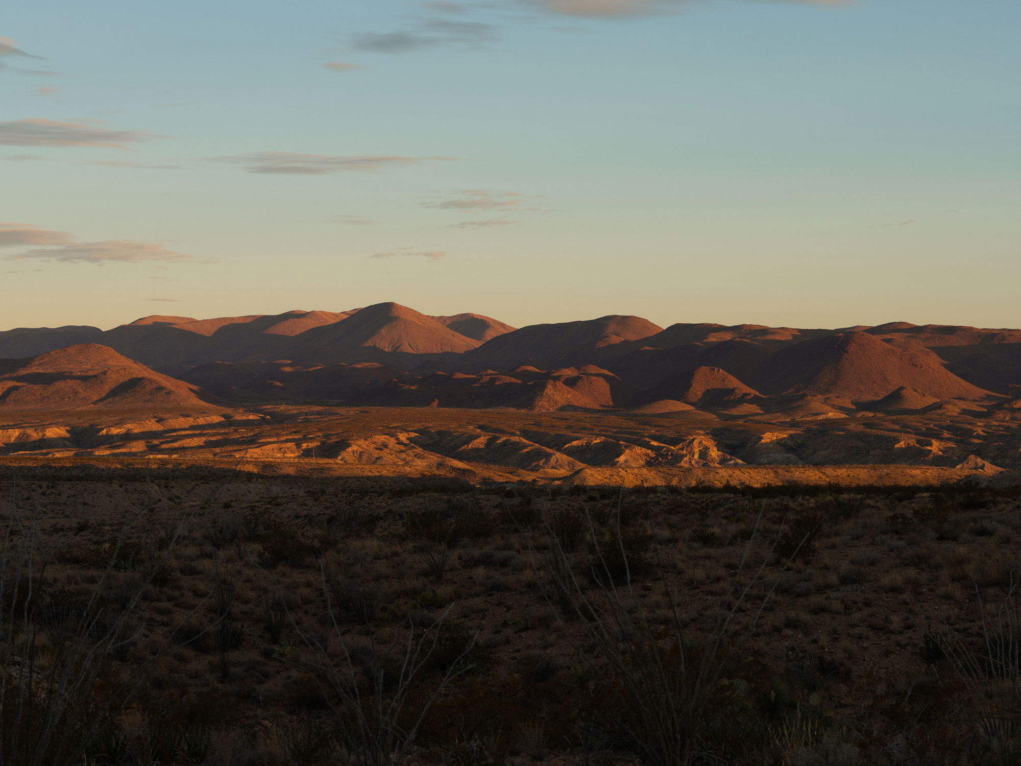 A sprawling landscape of Big Bend national park