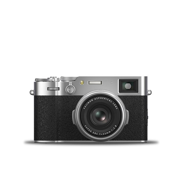 Product photo of Fujifilm X100VI camera on white background